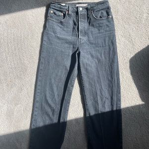 Levi’s ribcage straight ankle Jean
